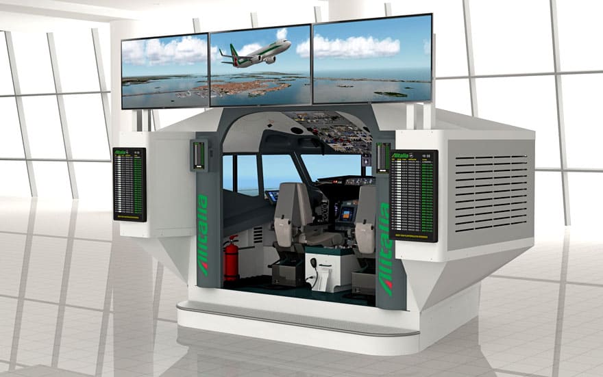 FSC news Airport Educational Simulator B737NG 4K front 34